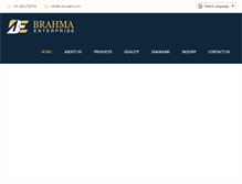 Tablet Screenshot of brahmaent.com